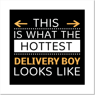 Delivery Boy Looks Like Creative Job Typography Design Posters and Art